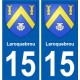 15 Léry blason autocollant plaque stickers ville