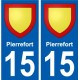 27 Léry wappen aufkleber typenschild aufkleber stadt