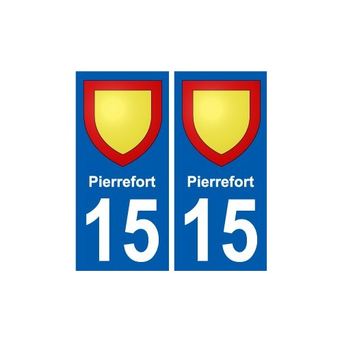 15 Léry blason autocollant plaque stickers ville