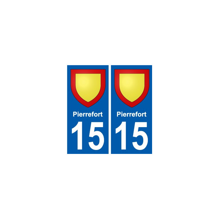 15 Léry blason autocollant plaque stickers ville