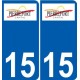 15 Léry logo autocollant plaque stickers ville
