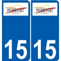 15 Léry logo autocollant plaque stickers ville