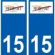 15 Léry logo autocollant plaque stickers ville