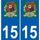 27 de Léry logotipo de la etiqueta engomada de la placa de pegatinas de la ciudad
