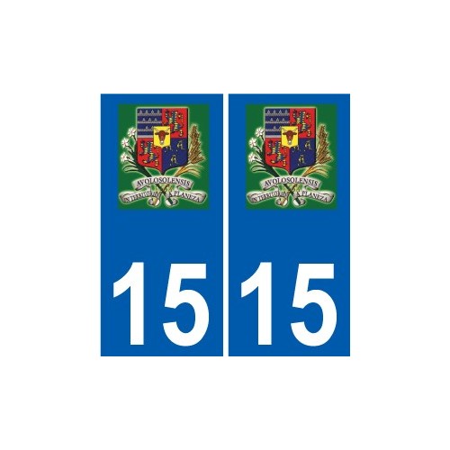 15 Léry logo autocollant plaque stickers ville