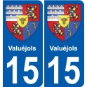 15 Léry blason autocollant plaque stickers ville