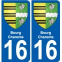 27 de Léry escudo de armas de la etiqueta engomada de la placa de pegatinas de la ciudad