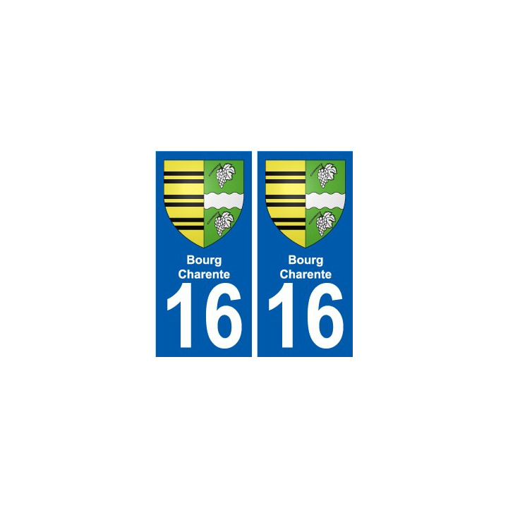 16 Léry blason autocollant plaque stickers ville