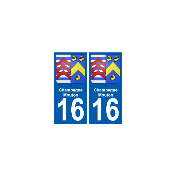 16 Léry blason autocollant plaque stickers ville