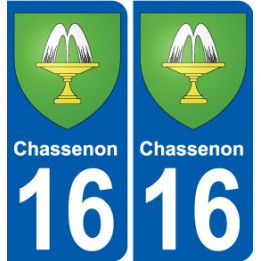 16 Léry blason autocollant plaque stickers ville