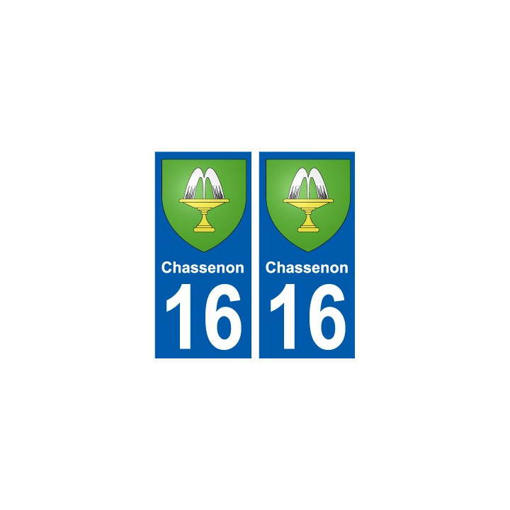 16 Léry blason autocollant plaque stickers ville