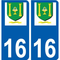 27 Léry logo adesivo piastra adesivi città