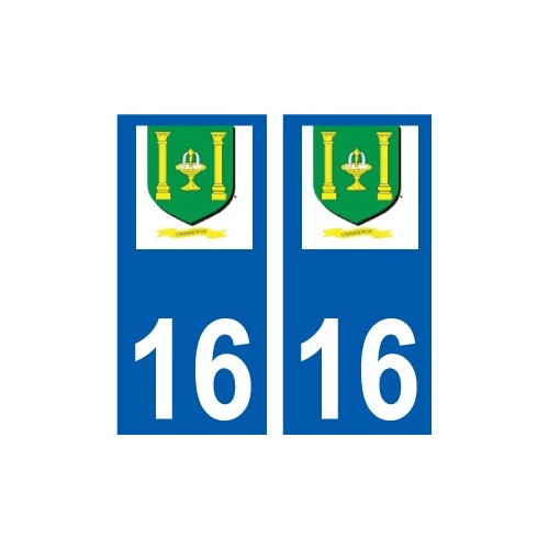 27 de Léry logotipo de la etiqueta engomada de la placa de pegatinas de la ciudad