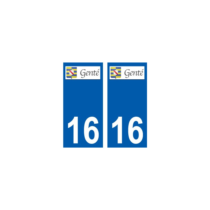 16 Léry logo autocollant plaque stickers ville
