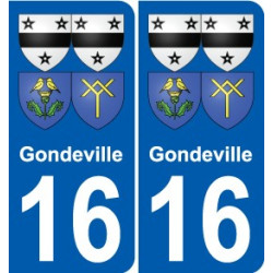 27 Léry coat of arms sticker plate stickers city