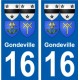 27 Léry wappen aufkleber typenschild aufkleber stadt