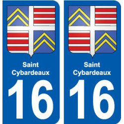 27 Léry coat of arms sticker plate stickers city