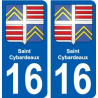 27 Léry stemma adesivo piastra adesivi città