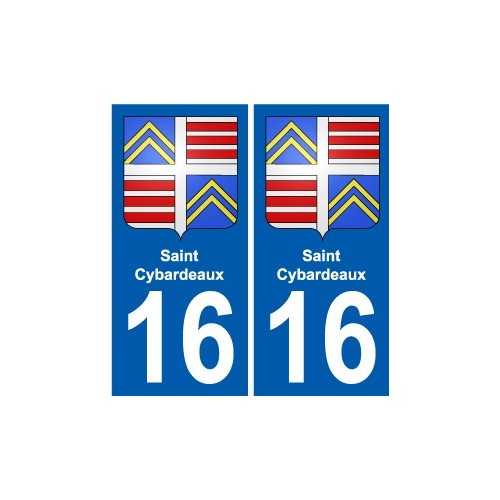 16 Léry blason autocollant plaque stickers ville