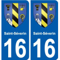 16 Léry blason autocollant plaque stickers ville