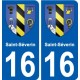 27 Léry wappen aufkleber typenschild aufkleber stadt