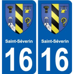 16 Léry blason autocollant plaque stickers ville