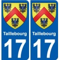 27 Léry coat of arms sticker plate stickers city