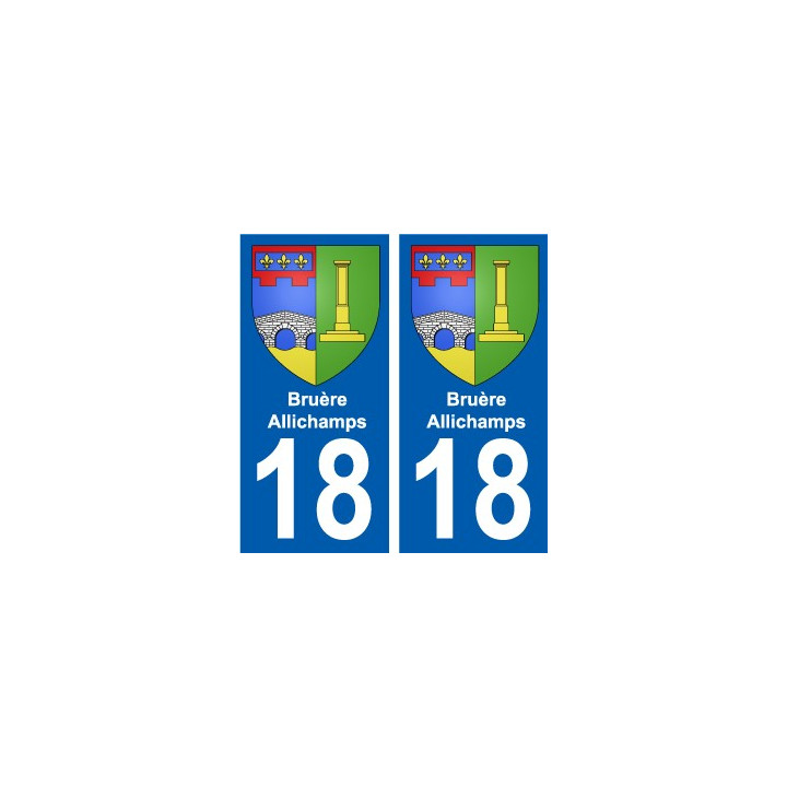18 Léry blason autocollant plaque stickers ville