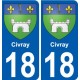 27 Léry stemma adesivo piastra adesivi città