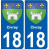 27 Léry stemma adesivo piastra adesivi città