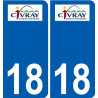 27 Léry logo adesivo piastra adesivi città