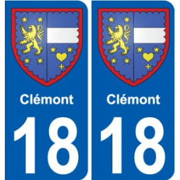 18 Léry blason autocollant plaque stickers ville