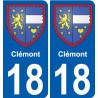 27 Léry stemma adesivo piastra adesivi città