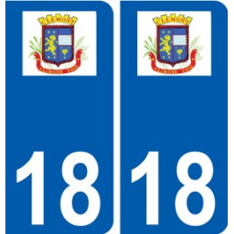 27 de Léry logotipo de la etiqueta engomada de la placa de pegatinas de la ciudad