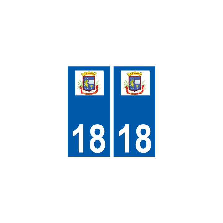 27 de Léry logotipo de la etiqueta engomada de la placa de pegatinas de la ciudad