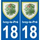27 Léry coat of arms sticker plate stickers city