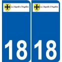 27 de Léry logotipo de la etiqueta engomada de la placa de pegatinas de la ciudad