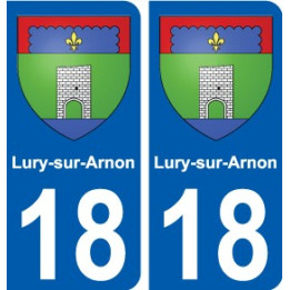 27 Léry coat of arms sticker plate stickers city
