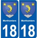 18 Léry blason autocollant plaque stickers ville