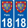 27 Léry coat of arms sticker plate stickers city