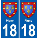 27 Léry stemma adesivo piastra adesivi città