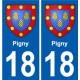 27 Léry wappen aufkleber typenschild aufkleber stadt