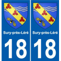 27 Léry stemma adesivo piastra adesivi città