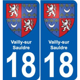 27 de Léry escudo de armas de la etiqueta engomada de la placa de pegatinas de la ciudad