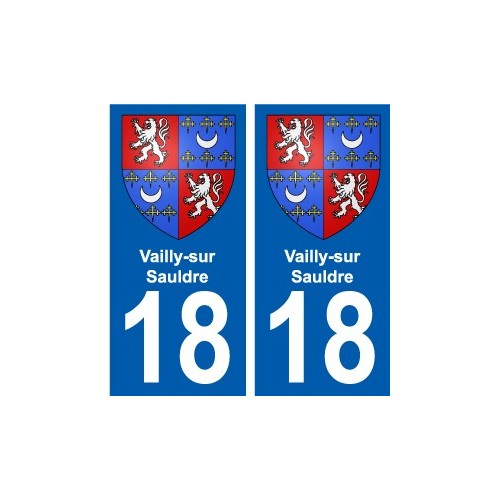 18 Léry blason autocollant plaque stickers ville