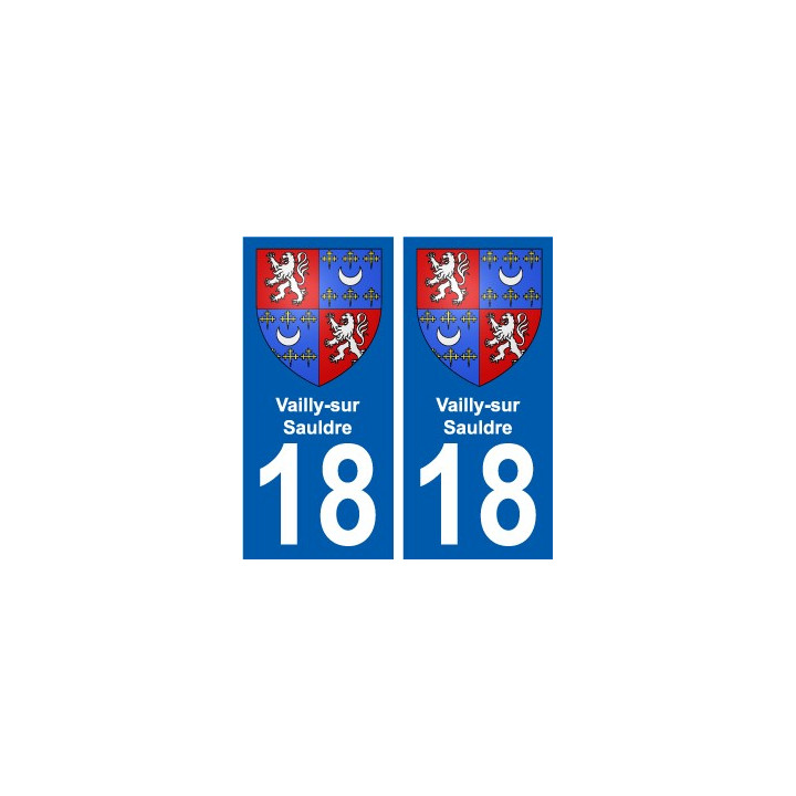 18 Léry blason autocollant plaque stickers ville
