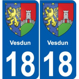 27 Léry coat of arms sticker plate stickers city