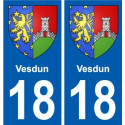 27 Léry coat of arms sticker plate stickers city