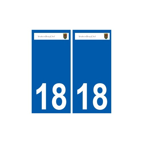 18 Léry logo autocollant plaque stickers ville
