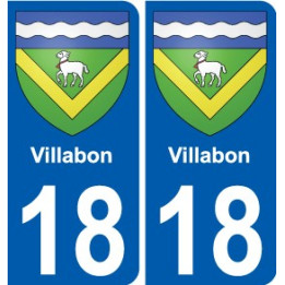 18 Léry blason autocollant plaque stickers ville